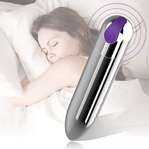 Small Bullet Vibrator for Women, Vagina Clitoris Nipples Stimulation with 10 Modes, Full Silicone Vibrating Finger Massager for G Spot Nipple, Adult Sex Toy for Women or Couples Redeeming Love