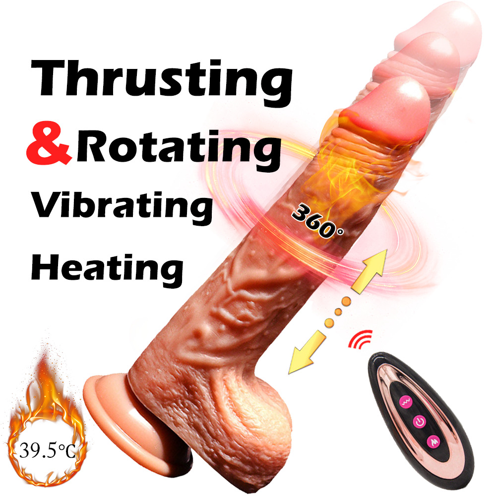 Realistic Thrusting Dildo Vibrator for Women 9 inch Heating Rotating Vibrating