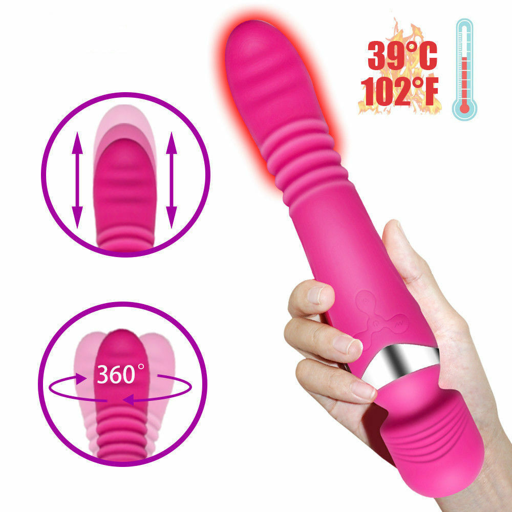 Realistic Thrusting Dildo Vibrator for Women 10 inch Heating Rotating Vibrating
