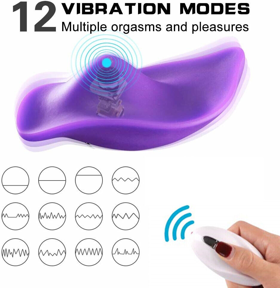 Invisible Panties Wearable Vibrator Massager Women Wireless Remote Control Toy