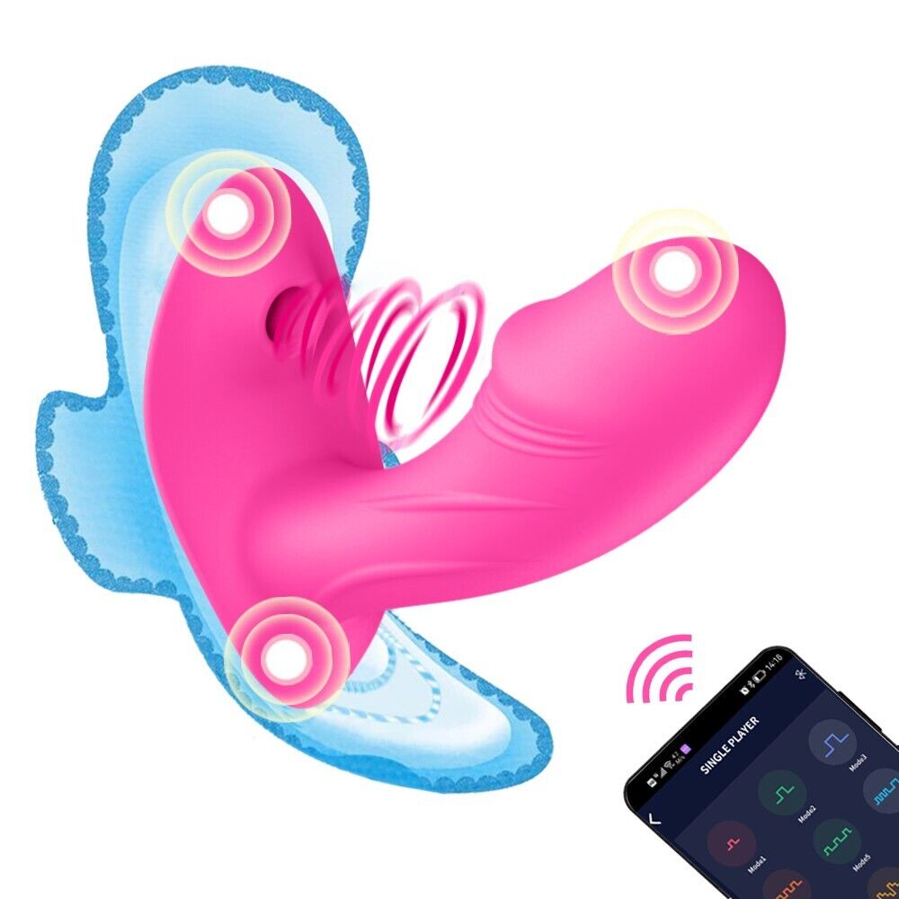 Butterfly Vibrating Women Panties Massager Wireless APP Control Waterproof
