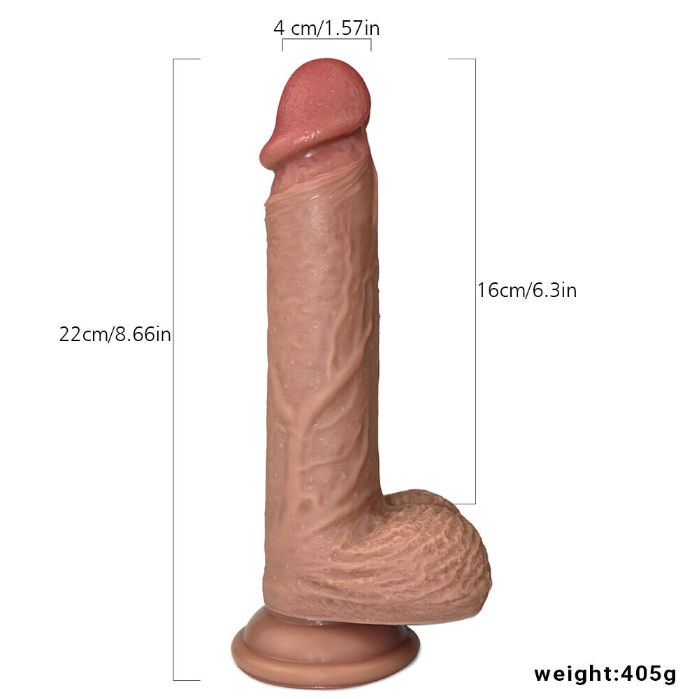 Dildo8 Inch Realistic Lifelike Big Real Dong Suction Cup Waterproof Women Toy