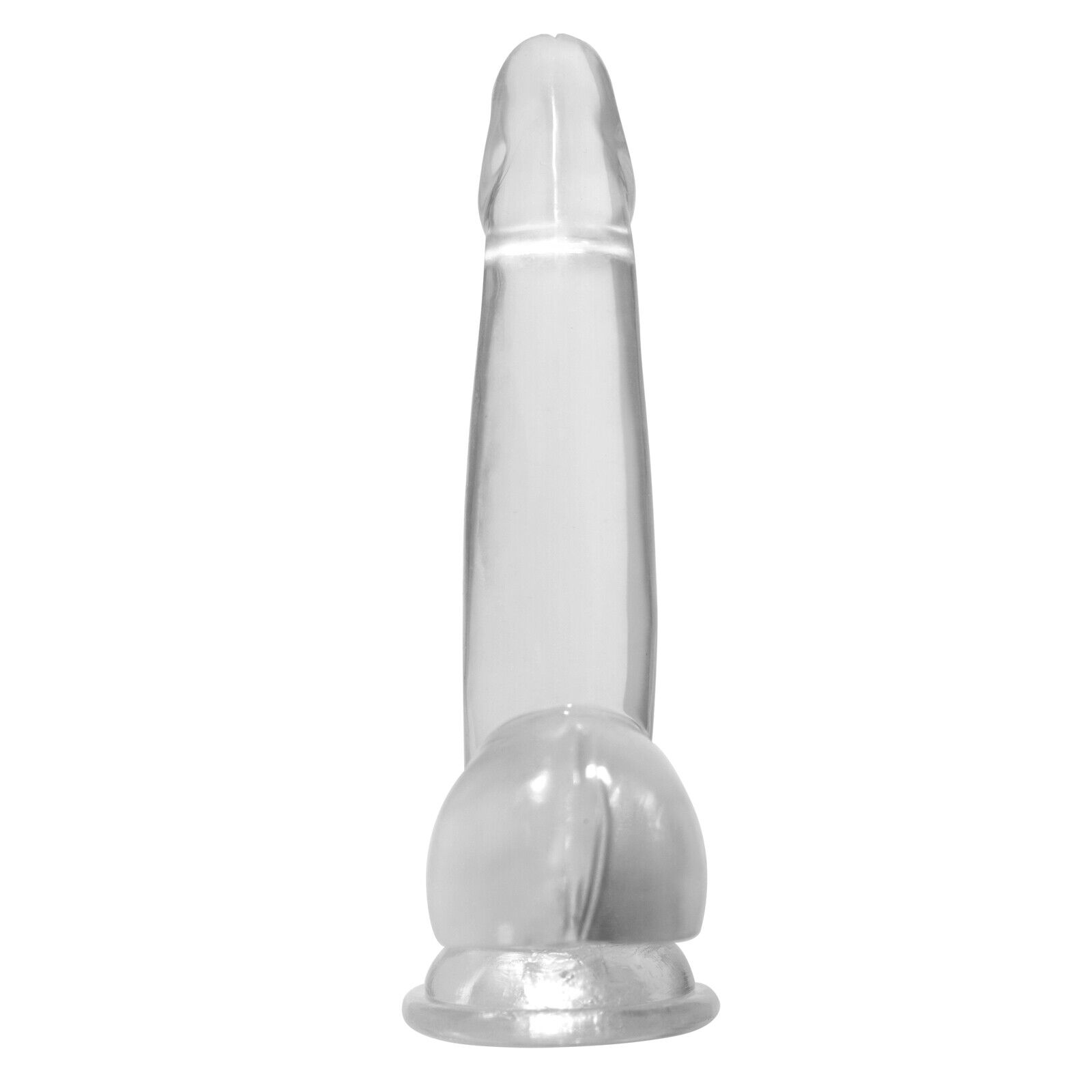 Waterproof Lifelike 7.28Dildo Suction Cup Dong - Curved Feel Real Toy