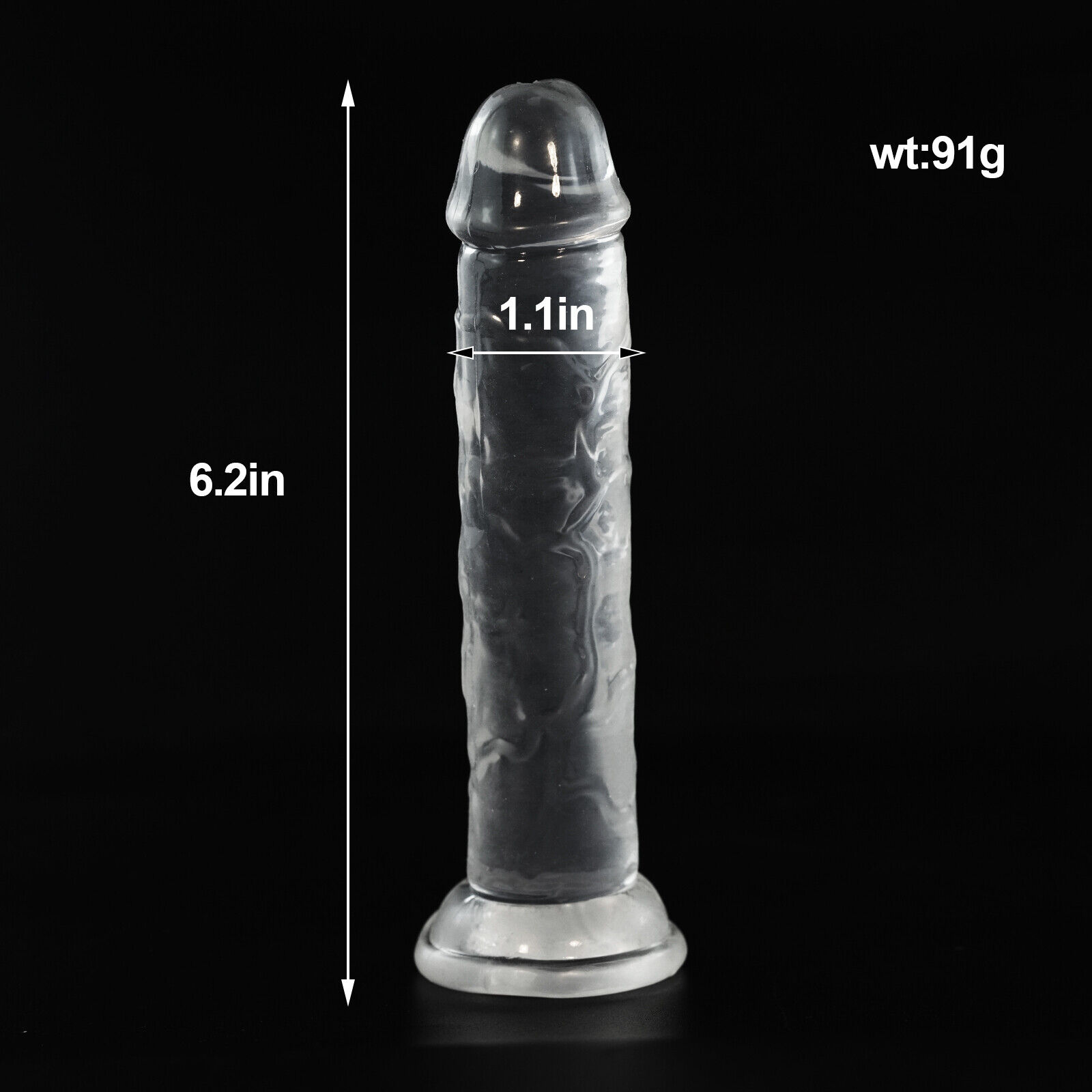 Jelly DILDOS Dong Suction Cup - Multi-types Soft Realistic Veined Women Toy