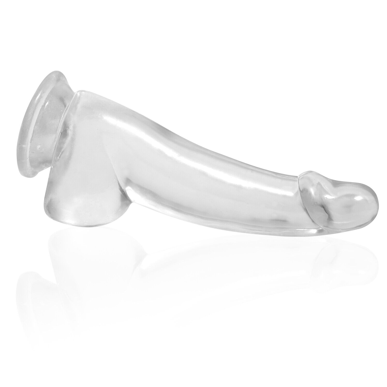 Realistic Jelly Dildo8.66 with Strong Suction-Cup Flexible Harness Compatible