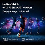 Hisense 55" Class U6 Series (2025 Model) Mini-LED 4K UHD Smart Fire TV, Voice Remote with Alexa, QLED, Native 144Hz, HDR10+, Dolby Vision IQ, Dolby Atmos, Game Mode Pro, ALLM