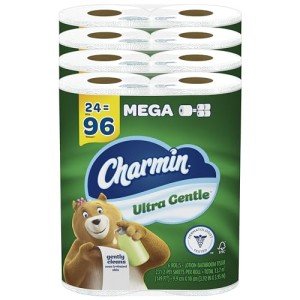 Charmin Ultra Gentle Toilet Paper, 24 Mega Rolls