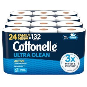 Cottonelle Ultra Clean Toilet Paper Mega Rolls