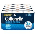 Cottonelle Ultra Clean Toilet Paper Mega Rolls