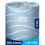 Tork Biodegradable 2-Ply Bath Tissue Rolls - 48 Pack