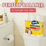 Charmin Essentials Strong Toilet Paper, 9 Mega Rolls