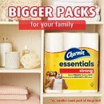 Charmin Essentials Strong Toilet Paper, 9 Mega Rolls