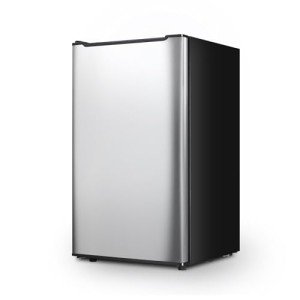 Mini Freezers Upright 3.6 Cubic Feet Freestanding Upright Freezers with Reversible Single Door, 3 Adjustable Thermostat, Small freezer for Apartment Office Silver