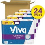 Viva Multi-Surface Cloth Paper Towels, 24 Rolls