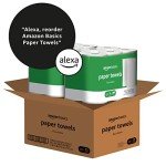Amazon Basics 2-Ply Paper Towels - 12 Rolls