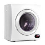 Compact 1300W Portable Clothes Dryer with Exhaust Hose