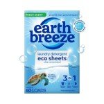 Earth Breeze Fresh Laundry Detergent Sheets – 60 Loads