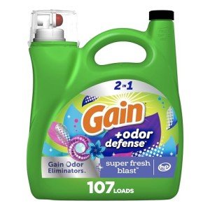 Gain Odor Defense Liquid Laundry Detergent, 107 Loads