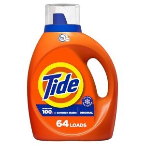 Tide Liquid Laundry Detergent, 64 Loads, HE Safe