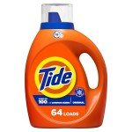 Tide Liquid Laundry Detergent, 64 Loads, HE Safe