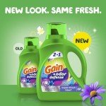 Gain Odor Defense Liquid Laundry Detergent, 107 Loads