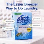 Earth Breeze Fresh Laundry Detergent Sheets – 60 Loads