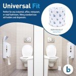 Boardwalk 2-Ply Bulk Toilet Paper Rolls for Professional and Commercial Use | 125 Feet Septic Safe Single Roll Toilet Paper Rolls | 500 White 4.5" x 3" Sheets per Roll | 96 Count per Box