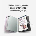 SAMSUNG Galaxy Tab S9 FE+ Plus 12.4” 256GB Android Tablet, Long Battery Life, Powerful Processor, S Pen, 8MP Camera, Lightweight Durable Design, Expandable Storage, US Version, 2023, Gray