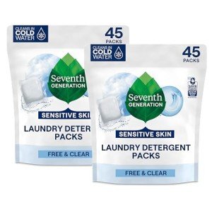 Seventh Generation Free & Clear Laundry Packs, 90 Loads