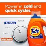 Tide Liquid Laundry Detergent, 64 Loads, HE Safe