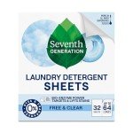 Seventh Generation Free & Clear Laundry Sheets 32ct