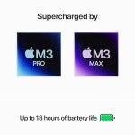 2023 Apple MacBook Pro with Apple M3 Pro chip (14-inch, 18GB RAM, 1TB SSD Storage) (QWERTY English) Space Black (Renewed Premium)