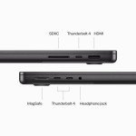2023 Apple MacBook Pro with Apple M3 Pro chip (14-inch, 18GB RAM, 1TB SSD Storage) (QWERTY English) Space Black (Renewed Premium)