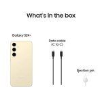 SAMSUNG Galaxy S24+ Plus Cell Phone, 512GB AI Smartphone, Unlocked Android, 50MP Camera, Fastest Processor, Long Battery Life, US Version 2024, Amber Yellow (Renewed)