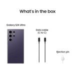 SAMSUNG Galaxy S24 Ultra 5G, US Version, 256GB, Titanium Violet - Unlocked (Renewed)