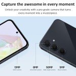 SAMSUNG Galaxy A35 5G (128GB, 2024) 6.6" 120Hz AMOLED, Octa-Core (5nm), 50MP Triple Camera (Fully Unlocked for AT&T, T-Mobile, Verizon, Global 4G VoLTE) A356U (w/ 128GB SD Card, Navy) (Renewed)