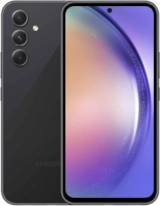 SAMSUNG Galaxy A54 5G (128GB, 6GB) 6.4" 120Hz AMOLED, 50MP 4K Triple Camera, US 5G / Global 4G Volte (GSM Unlocked for AT&T, T-Mobile, Metro) A546U (Awesome Black) (Renewed)