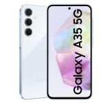SAMSUNG Galaxy A35 5G A356E 128GB Dual-SIM GSM Unlocked Android Smartphone (Latin Variant/US Compatible LTE) - Awesome Ice Blue (Renewed)