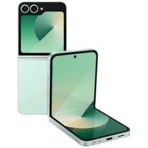 SAMSUNG Galaxy Z Flip6 5G (256GB, 12GB) 6.7" Folding AMOLED, 50MP 4K Camera, Snapdragon 8 Gen 3 (Fully Unlocked for AT&T, Verizon, T-Mobile, Global) F741U (W/ 25W Fast Charger, Mint) (Renewed)
