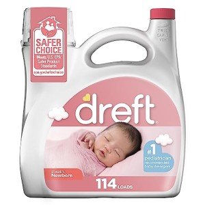 Dreft Newborn Baby Laundry Detergent, 114 Loads