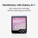 SAMSUNG Galaxy Z Flip6 5G (256GB, 12GB) 6.7" Folding AMOLED, 50MP 4K Camera, Snapdragon 8 Gen 3 (Fully Unlocked for AT&T, Verizon, T-Mobile, Global) F741U (W/ 25W Fast Charger, Mint) (Renewed)