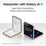 SAMSUNG Galaxy Z Flip6 5G (256GB, 12GB) 6.7" Folding AMOLED, 50MP 4K Camera, Snapdragon 8 Gen 3 (Fully Unlocked for AT&T, Verizon, T-Mobile, Global) F741U (W/ 25W Fast Charger, Mint) (Renewed)