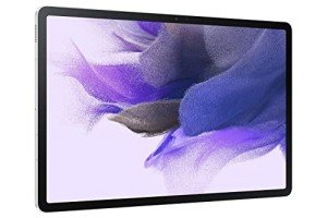 SAMSUNG Galaxy Tab S7 FE 2021 Android Tablet 12.4” Screen WiFi 256GB S Pen Included Long-Lasting Battery Powerful Performance, Mystic Silver (Renewed)