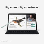 SAMSUNG Galaxy Tab S7 FE 2021 Android Tablet 12.4” Screen WiFi 256GB S Pen Included Long-Lasting Battery Powerful Performance, Mystic Silver (Renewed)