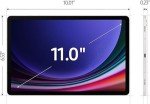 Samsung Galaxy Tab S9 11” 256GB SM-X710 WiFi 6E Android Tablet, Snapdragon 8 Gen 2 Processor - Beige (Renewed)