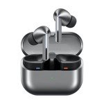 SAMSUNG Galaxy Buds 3 Pro AI True Wireless Bluetooth Earbuds, Noise Cancelling, Sound Optimization, Redesigned Comfort Fit, Silver [US Version, Amazon Exclusive, 2Yr Warranty]