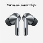 SAMSUNG Galaxy Buds 3 Pro AI True Wireless Bluetooth Earbuds, Noise Cancelling, Sound Optimization, Redesigned Comfort Fit, Silver [US Version, Amazon Exclusive, 2Yr Warranty]