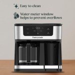 Pantrymade Deluxe 12-Cup Coffee Maker & Single Serve Brewer – Programmable, K-Cup Compatible, Adjustable Brew Size, Glass Carafe, Auto Shut-Off - Ideal for Home or Office