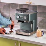 KitchenAid Semi Automatic Espresso Machine with Burr Grinder, 2.5L, Juniper, KES6551JP