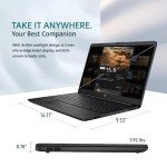 HP 15.6" HD Student Laptop, Intel Pentium Silver N5030, 16GB RAM, 1TB PCIe SSD, Intel UHD Graphics, HD Webcam, Numpad, Wi-Fi 5, Bluetooth, Windows 11, Black, 32GB USB Card (Renewed)